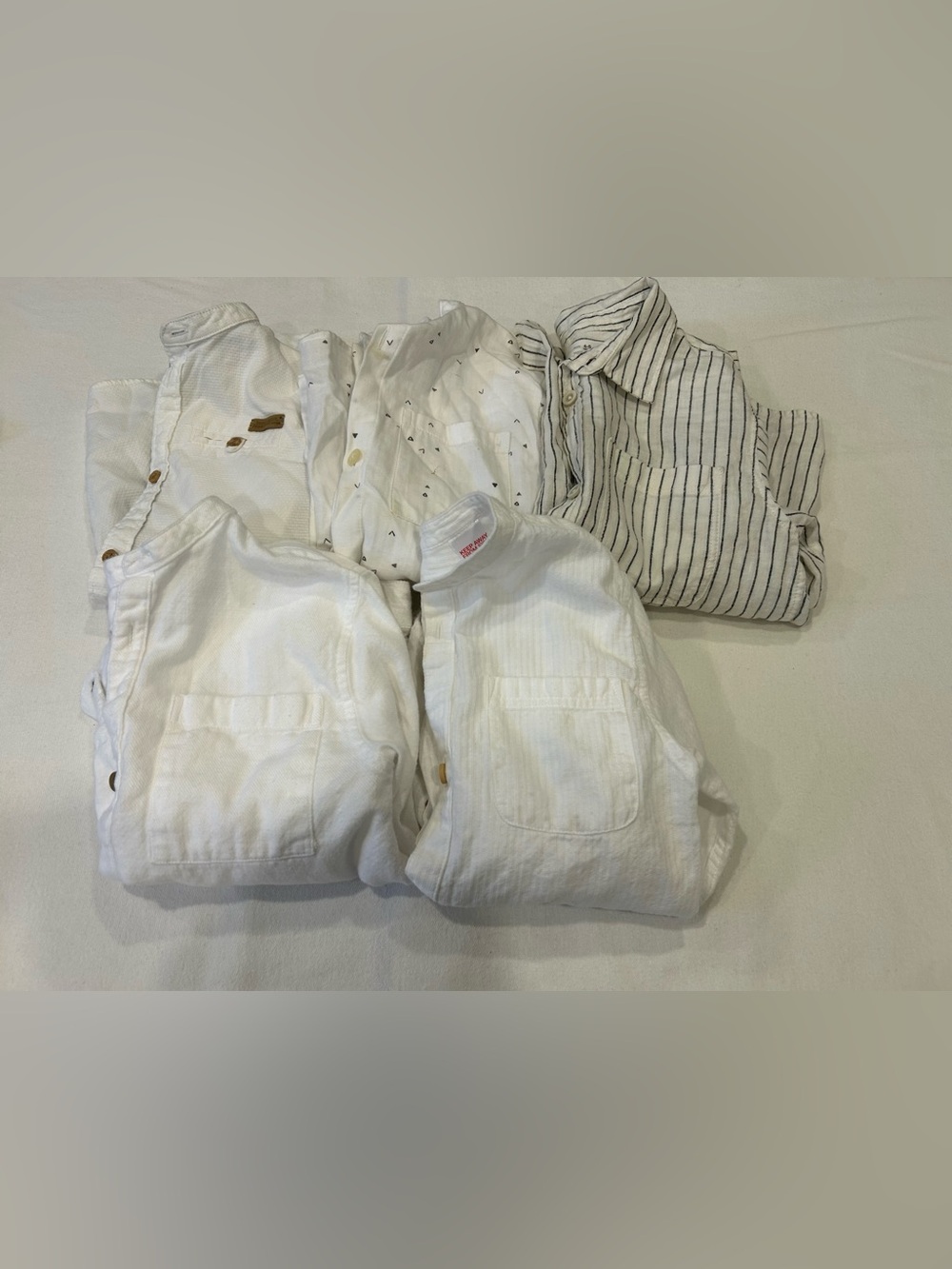 5 boys button down shirt bundle